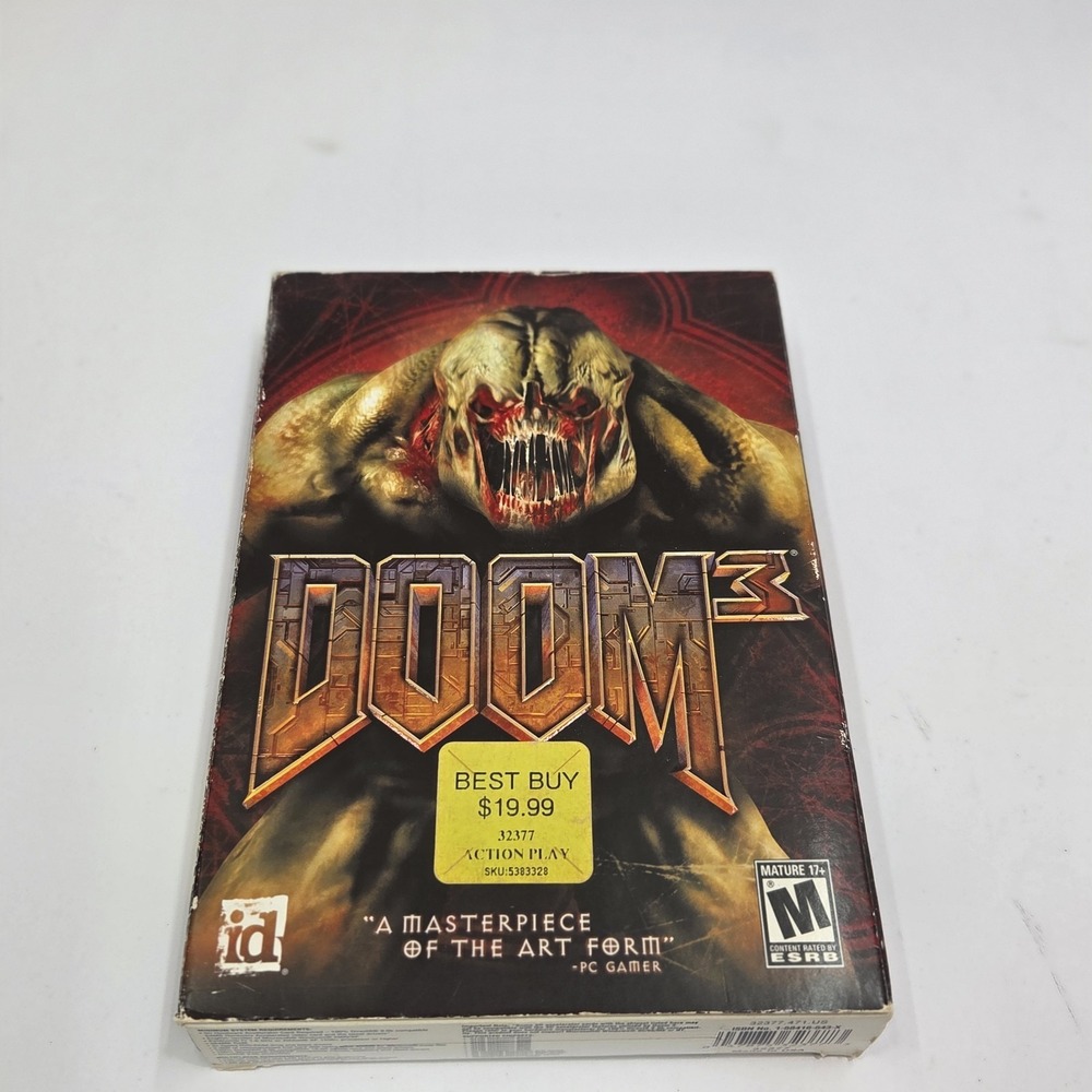Doom 3 Big Box Version PC Game 3 Disc Complete‎ 2004 3 Discs